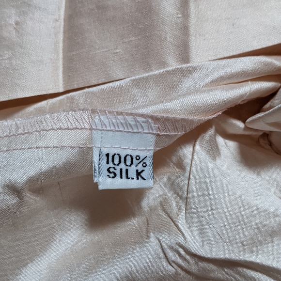 Tea Collection Blush Silk Skirt medium - Picture 3 of 7